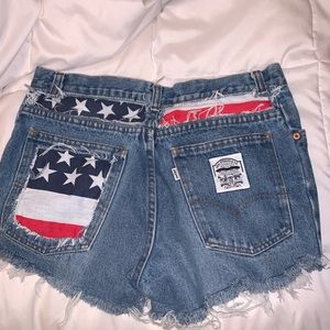Levi denim shorts